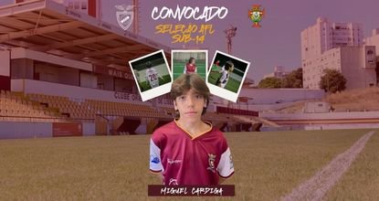𝐌𝐢𝐠𝐮𝐞𝐥 𝐂𝐚𝐫𝐝𝐢𝐠𝐚 novamente convocado para a Seleção AFL - Sub14! - Futebol
