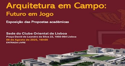 Evento dia 8 de Agosto: Arquitetura em Campo - Futuro em Jogo - Institucional