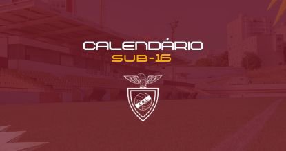 Calendário sub-16 - Futebol