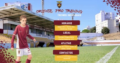 ORIENTAL PRO TRAINING — Treinos Individuais - Futebol